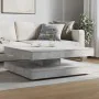 Mesa de centro giratoria 360 grados gris hormigón 90x90x34,5 cm by , Coffee table - Ref: Foro24-3321354, Price: 152,94 €, Dis...
