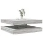 Mesa de centro giratoria 360 grados gris Sonoma 90x90x34,5 cm de , Mesas de centro - Ref: Foro24-3321356, Precio: 134,07 €, D...