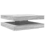 Mesa de centro giratoria 360 grados gris Sonoma 90x90x34,5 cm de , Mesas de centro - Ref: Foro24-3321356, Precio: 134,07 €, D...