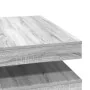 Mesa de centro giratoria 360 grados gris Sonoma 90x90x34,5 cm de , Mesas de centro - Ref: Foro24-3321356, Precio: 134,07 €, D...
