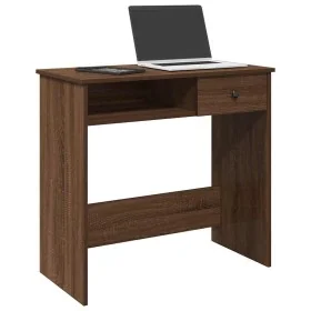 Escritorio de madera de ingeniería roble marrón 80x40x75 cm de , Escritorios - Ref: Foro24-860478, Precio: 66,25 €, Descuento: %