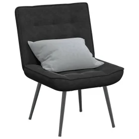 Sillón de relax terciopelo negro 64x74x84 cm by , Chairs - Ref: Foro24-4012322, Price: 91,37 €, Discount: %