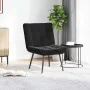 Sillón de relax terciopelo negro 64x74x84 cm von , Stühle - Ref: Foro24-4012322, Preis: 91,37 €, Rabatt: %