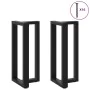 Patas de mesa de bar forma T 2 uds acero negro 50x35x(90-91) cm de , Patas para mesas - Ref: Foro24-4013076, Precio: 135,82 €...