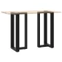 Patas de mesa de bar forma T 2 uds acero negro 50x35x(90-91) cm de , Patas para mesas - Ref: Foro24-4013076, Precio: 135,82 €...