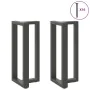 Patas de mesa bar forma T 2 uds acero antracita 40x35x(90-91)cm de , Patas para mesas - Ref: Foro24-4013074, Precio: 138,16 €...