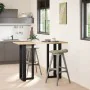Patas de mesa bar forma T 2 uds acero negro 50x35x(100-101) cm de , Patas para mesas - Ref: Foro24-4013088, Precio: 141,47 €,...