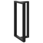 Patas de mesa bar forma T 2 uds acero negro 60x35x(110-111) cm by , Table legs - Ref: Foro24-4013104, Price: 177,36 €, Discou...