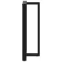 Patas de mesa bar forma T 2 uds acero negro 60x35x(110-111) cm by , Table legs - Ref: Foro24-4013104, Price: 177,36 €, Discou...