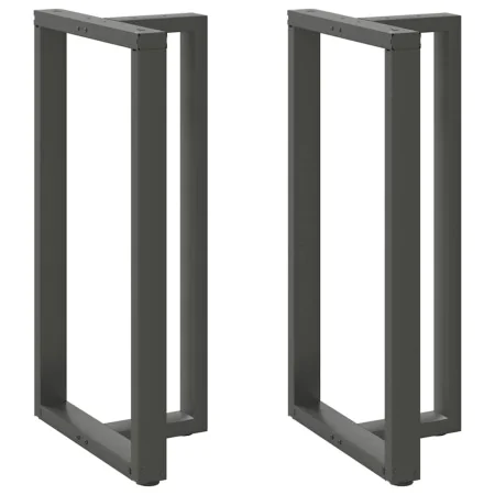 Patas mesa bar forma T 2 uds acero antracita 60x35x(110-111)cm de , Patas para mesas - Ref: Foro24-4013106, Precio: 156,59 €,...