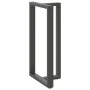 Patas mesa bar forma T 2 uds acero antracita 60x35x(110-111)cm de , Patas para mesas - Ref: Foro24-4013106, Precio: 156,59 €,...