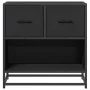 Mesilla de noche negra 60x31x60 cm madera procesada y metal de , Mesitas de noche - Ref: Foro24-848694, Precio: 66,16 €, Desc...