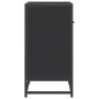 Mesilla de noche negra 60x31x60 cm madera procesada y metal de , Mesitas de noche - Ref: Foro24-848694, Precio: 66,16 €, Desc...