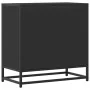Mesilla de noche negra 60x31x60 cm madera procesada y metal de , Mesitas de noche - Ref: Foro24-848694, Precio: 66,16 €, Desc...