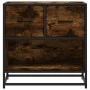 Mesita de noche roble ahumado 60x31x60 cm madera contrachapada de , Mesitas de noche - Ref: Foro24-848696, Precio: 64,58 €, D...