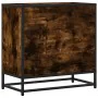 Mesita de noche roble ahumado 60x31x60 cm madera contrachapada de , Mesitas de noche - Ref: Foro24-848696, Precio: 64,58 €, D...