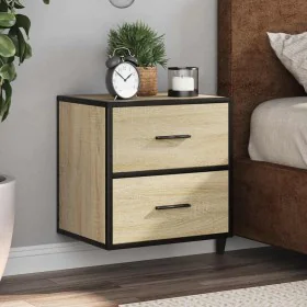 Mesita de noche de pared color roble ahumado 40x31x39,5 cm von , Nachttische - Ref: Foro24-848726, Preis: 45,05 €, Rabatt: %