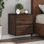 Mesita de noche de pared color roble marrón 40x31x39,5 cm by , Nightstands - Ref: Foro24-848732, Price: 46,39 €, Discount: %