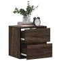 Mesita de noche de pared color roble marrón 40x31x39,5 cm by , Nightstands - Ref: Foro24-848732, Price: 46,39 €, Discount: %