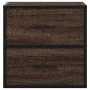 Mesita de noche de pared color roble marrón 40x31x39,5 cm by , Nightstands - Ref: Foro24-848732, Price: 46,39 €, Discount: %