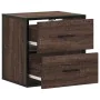 Mesita de noche de pared color roble marrón 40x31x39,5 cm by , Nightstands - Ref: Foro24-848732, Price: 46,39 €, Discount: %