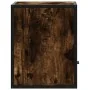 Mesitas de noche pared 2 uds color roble ahumado 40x31x39,5 cm by , Nightstands - Ref: Foro24-848739, Price: 67,20 €, Discoun...