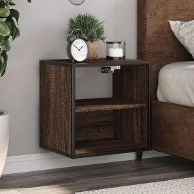 Mesitas de noche pared 2 uds color roble marrón 40x31x39,5 cm by , Nightstands - Ref: Foro24-848753, Price: 58,73 €, Discount: %