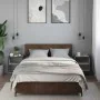 Mesitas de noche de pared 2 unidades gris sonoma 40x31x39,5 cm de , Mesitas de noche - Ref: Foro24-848751, Precio: 58,73 €, D...