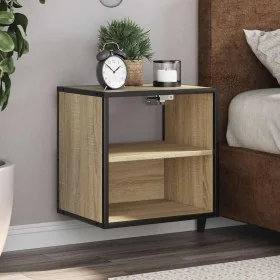 Mesitas de noche de pared 2 unidades roble Sonoma 40x31x39,5 cm de , Mesitas de noche - Ref: Foro24-848747, Precio: 57,09 €, ...