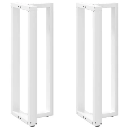 Patas de mesa bar forma T 2 uds acero blanco 40x35x(110-111) cm de , Patas para mesas - Ref: Foro24-4013097, Precio: 138,56 €...