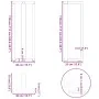 Patas de mesa bar forma T 2 uds acero blanco 40x35x(110-111) cm de , Patas para mesas - Ref: Foro24-4013097, Precio: 138,56 €...