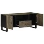 Mueble de TV madera maciza de mango negro 105x33x46 cm de , Almacenamiento para CD y DVD - Ref: Foro24-4017698, Precio: 114,4...