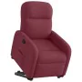 Sillón reclinable elevable tela rojo tinto de , Sillones - Ref: Foro24-3302975, Precio: 264,65 €, Descuento: %