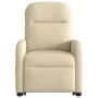 Sillón reclinable elevable de tela color crema de , Sillones - Ref: Foro24-3302980, Precio: 265,69 €, Descuento: %