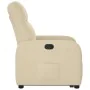 Sillón reclinable elevable de tela color crema de , Sillones - Ref: Foro24-3302980, Precio: 265,69 €, Descuento: %
