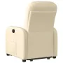 Sillón reclinable elevable de tela color crema de , Sillones - Ref: Foro24-3302980, Precio: 265,69 €, Descuento: %