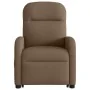 Sillón eléctrico reclinable elevable de tela marrón de , Sillones - Ref: Foro24-3302996, Precio: 315,56 €, Descuento: %