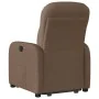 Sillón eléctrico reclinable elevable de tela marrón de , Sillones - Ref: Foro24-3302996, Precio: 315,56 €, Descuento: %