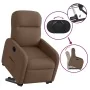 Sillón eléctrico reclinable elevable de tela marrón de , Sillones - Ref: Foro24-3302996, Precio: 315,56 €, Descuento: %