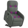 Sillón de masaje eléctrico reclinable elevable tela gris oscuro de , Sillones - Ref: Foro24-3303003, Precio: 346,53 €, Descue...