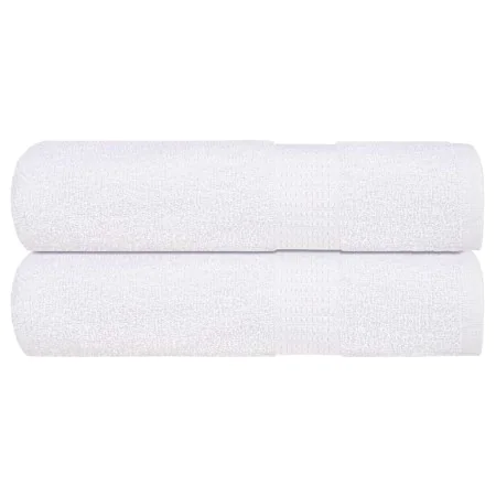 Toallas de ducha 2 uds 100% algodón blanco 70x140 cm 360 gsm de , Toallas - Ref: Foro24-136653, Precio: 22,07 €, Descuento: %