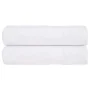 Toallas de ducha 2 uds 100% algodón blanco 70x140 cm 360 gsm de , Toallas - Ref: Foro24-136653, Precio: 22,07 €, Descuento: %
