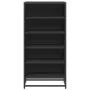 Mueble zapatero de madera de ingeniería negro 48x38x97,5 cm de , Zapateros y organizadores de calzado - Ref: Foro24-849204, P...