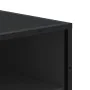Mueble zapatero de madera de ingeniería negro 48x38x97,5 cm de , Zapateros y organizadores de calzado - Ref: Foro24-849204, P...