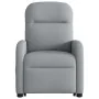 Sillón de masaje reclinable de pie de tela gris claro de , Sillones - Ref: Foro24-3302982, Precio: 284,37 €, Descuento: %