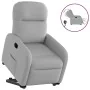 Sillón eléctrico reclinable elevable de tela gris nube de , Sillones - Ref: Foro24-3303001, Precio: 316,79 €, Descuento: %