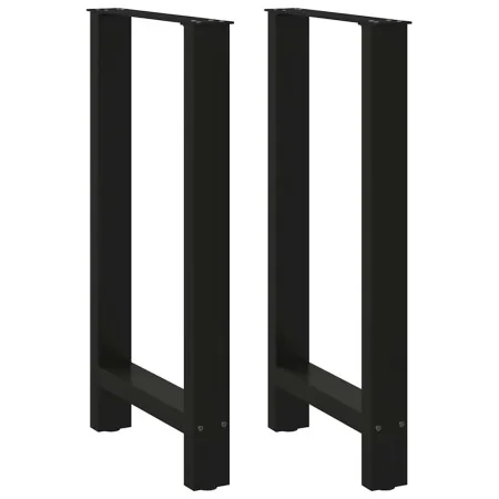 Patas de mesa de centro acero negro 2 uds 40x(90-91) cm de , Patas para mesas - Ref: Foro24-4013324, Precio: 125,67 €, Descue...