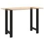 Patas de mesa de centro acero negro 2 uds 40x(90-91) cm de , Patas para mesas - Ref: Foro24-4013324, Precio: 125,67 €, Descue...