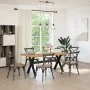 Mesa comedor NOAIN patas forma X madera maciza pino 180x90x75cm de , Mesas de cocina y de comedor - Ref: Foro24-4100046, Prec...