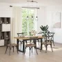 Mesa comedor NOAIN patas forma U madera maciza pino 160x90x75cm de , Mesas de cocina y de comedor - Ref: Foro24-4100044, Prec...